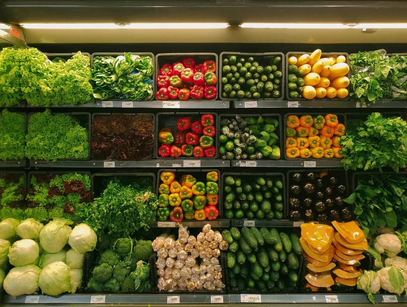 A bag of groceries